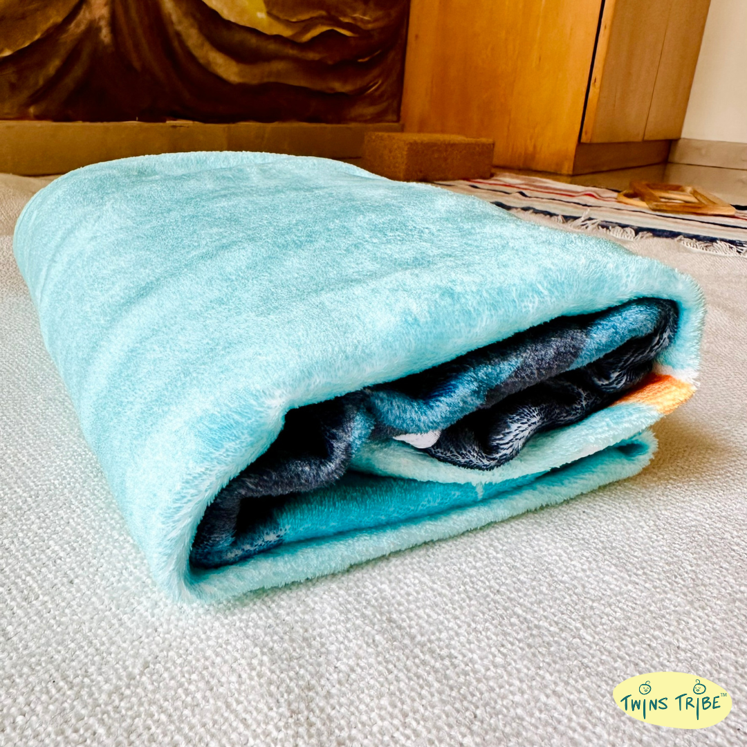 Twins Milestone Blanket - Under The Sea