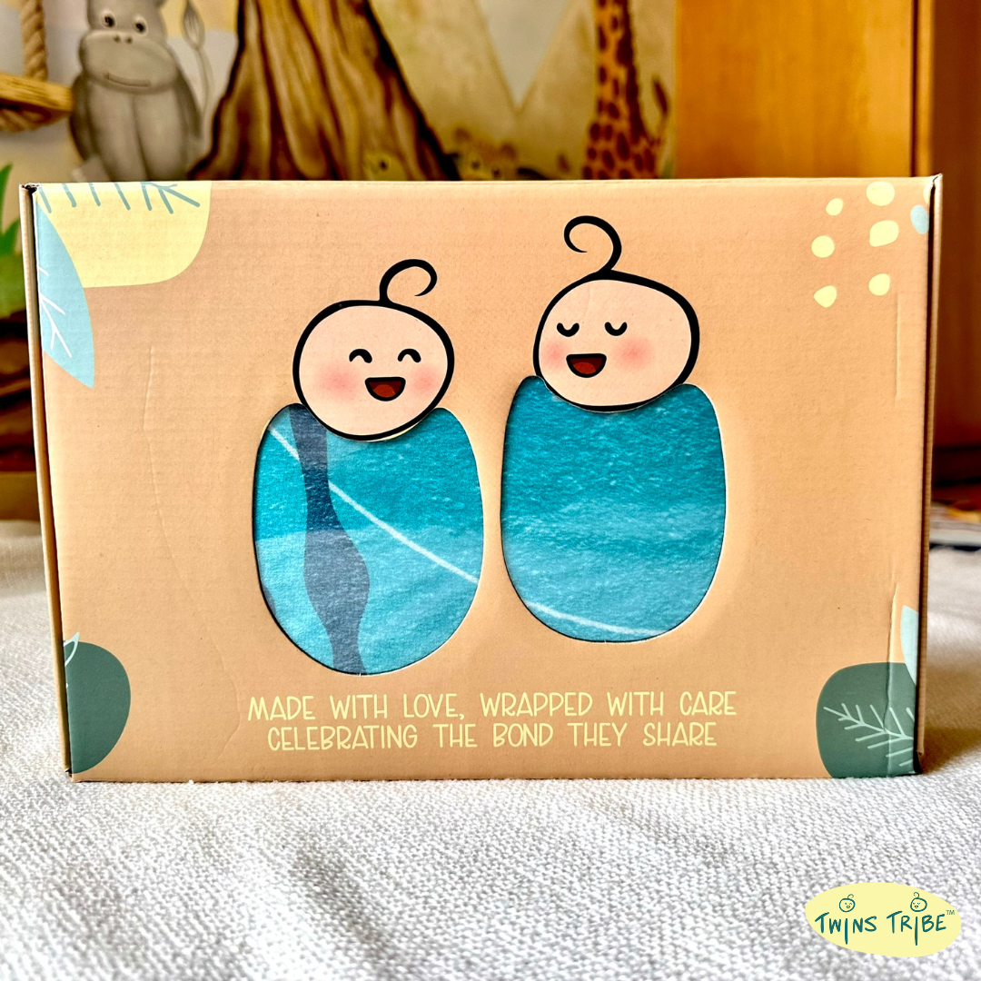 Twins Milestone Blanket - Under The Sea