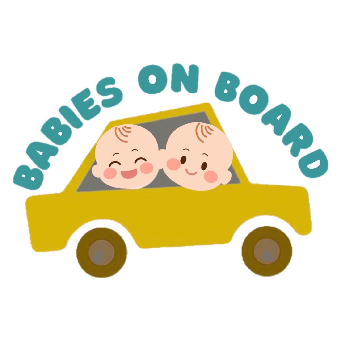 ‘Babies on Board’ Car Sticker – Joyride Edition