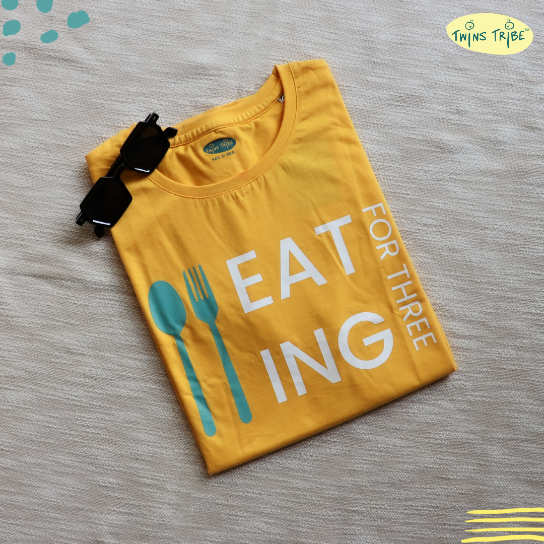 Eating for three – Tee for twin mom