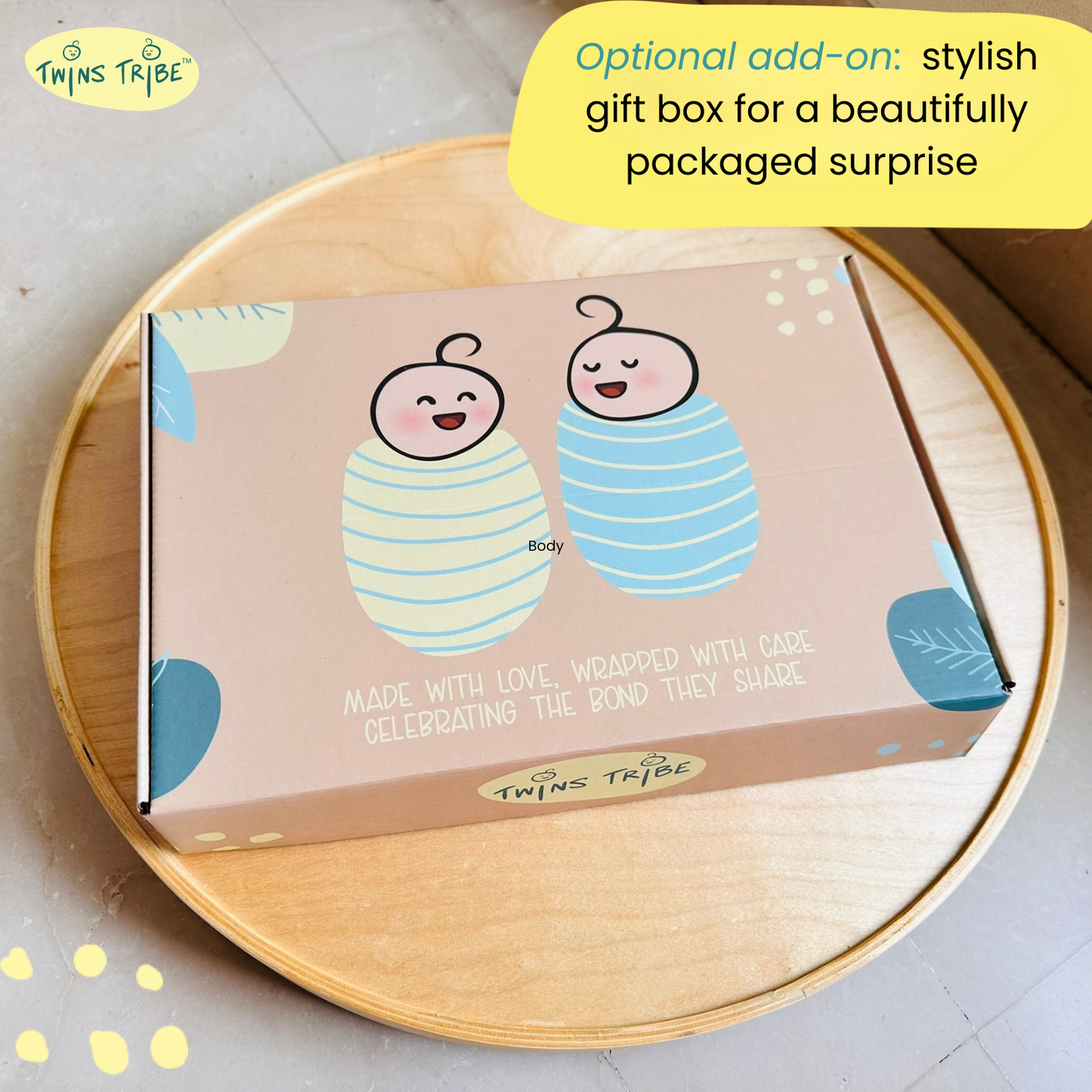 TwinsTribe Twins Tees Set – Drinking & Buddies