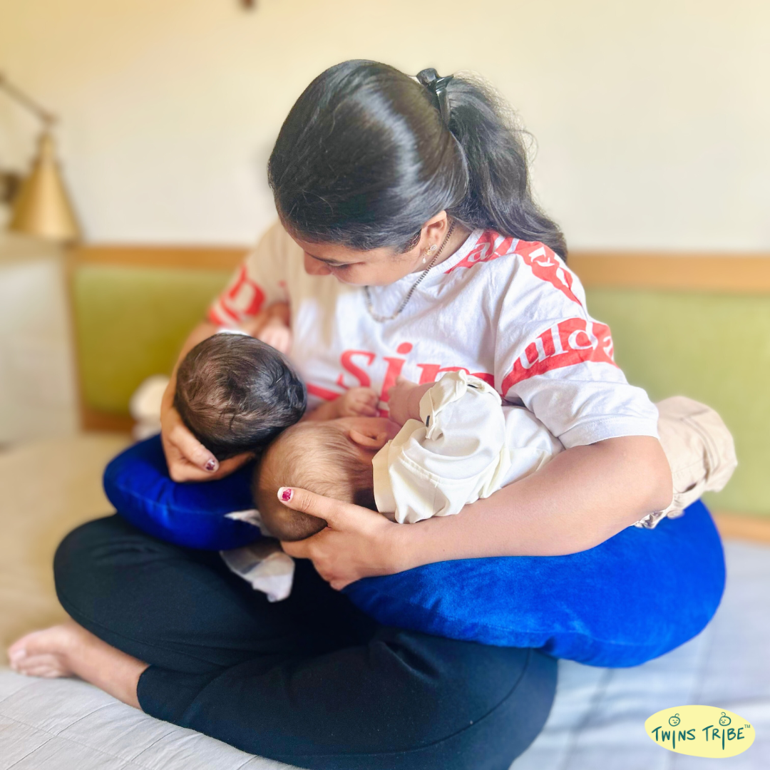 DuoComfort 7-in-1 Nursing & Support Pillow for Twins