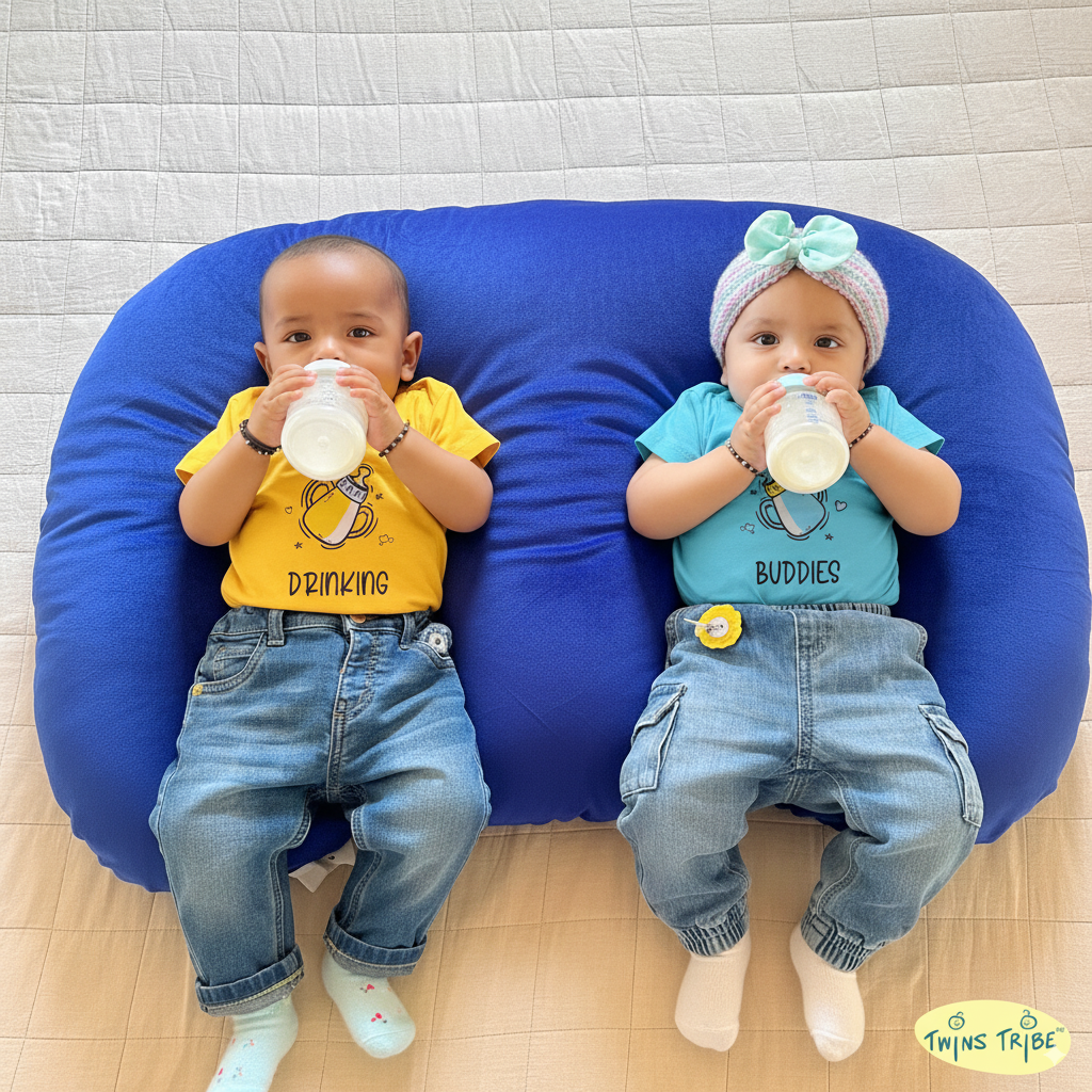 TwinsTribe Twins Tees Set – Drinking & Buddies