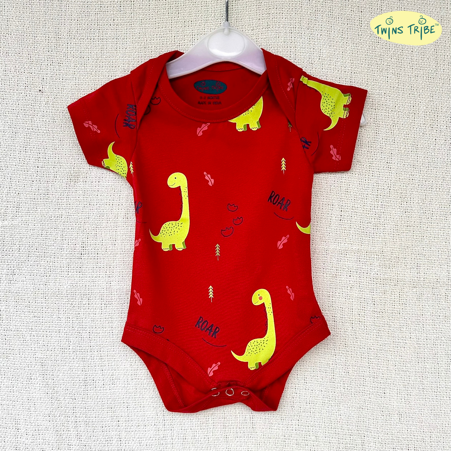 TwinsTribe Twins Onesie Set – The Dino World