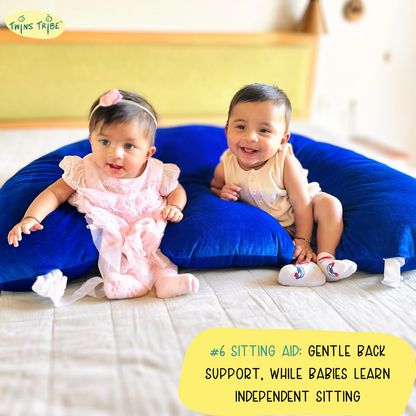 DuoComfort 7-in-1 Nursing & Support Pillow for Twins