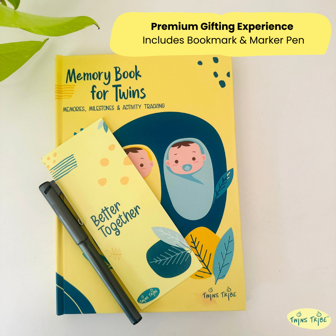 TwinsTribe Memory Book for Twins
