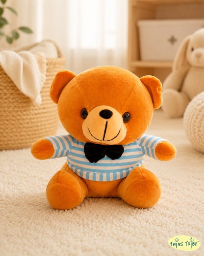 Double Cuddle Twin Bears – Brother & Sister Duo - Plush Toys Gift Set for Twins