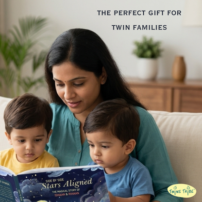 Personalized Storybook for Twins - Side by Side, Stars Aligned