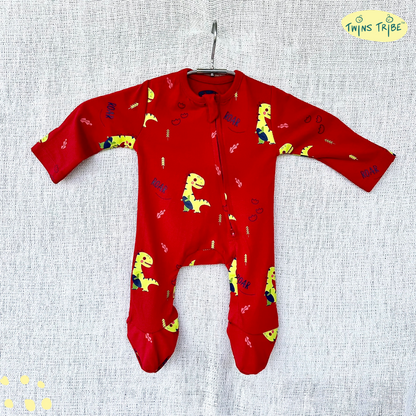 TwinsTribe Twins Rompers Set – The Dino World