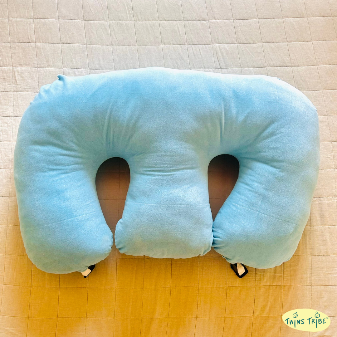 DuoComfort 7-in-1 Nursing & Support Pillow for Twins