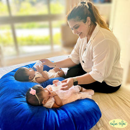 DuoComfort 7-in-1 Nursing & Support Pillow for Twins