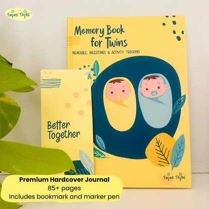 TwinsTribe Memory Book for Twins