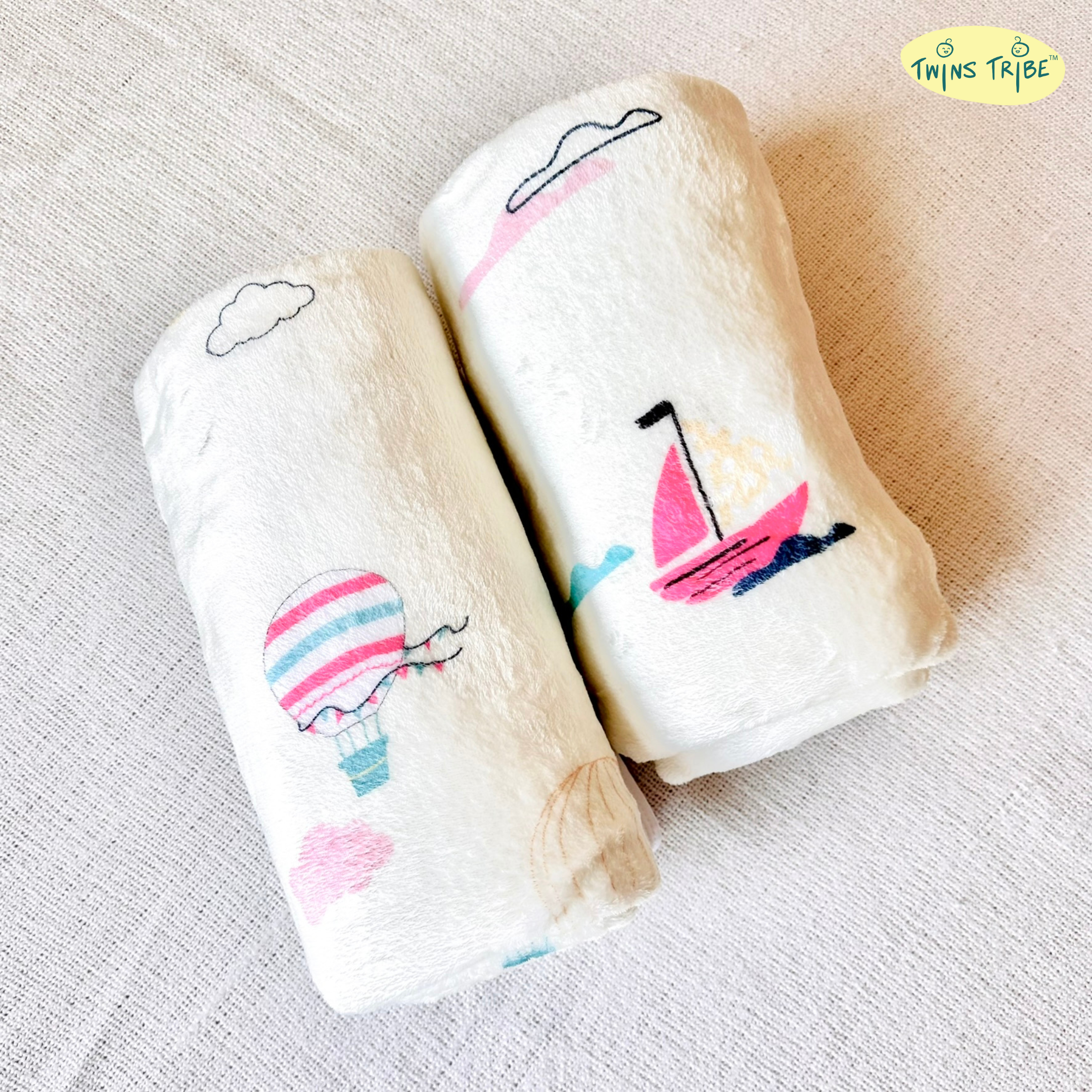 Twins Blankets Set – Float Away