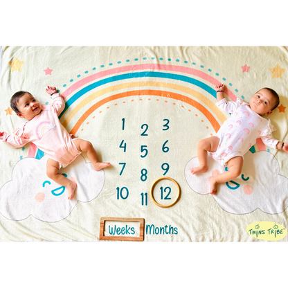 Twin milestone blanket sale