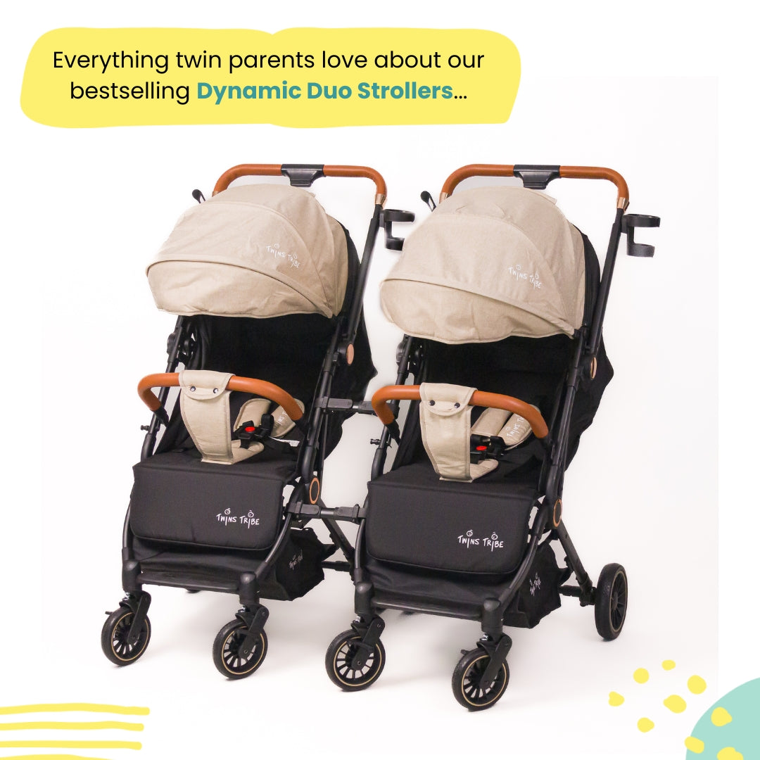 double stroller india Dynamic Duo Flex: Detachable Twin Stroller | Pram