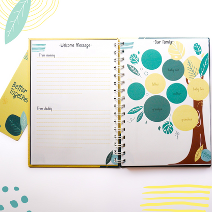 TwinsTribe Activity Log & Memory Book for Twins