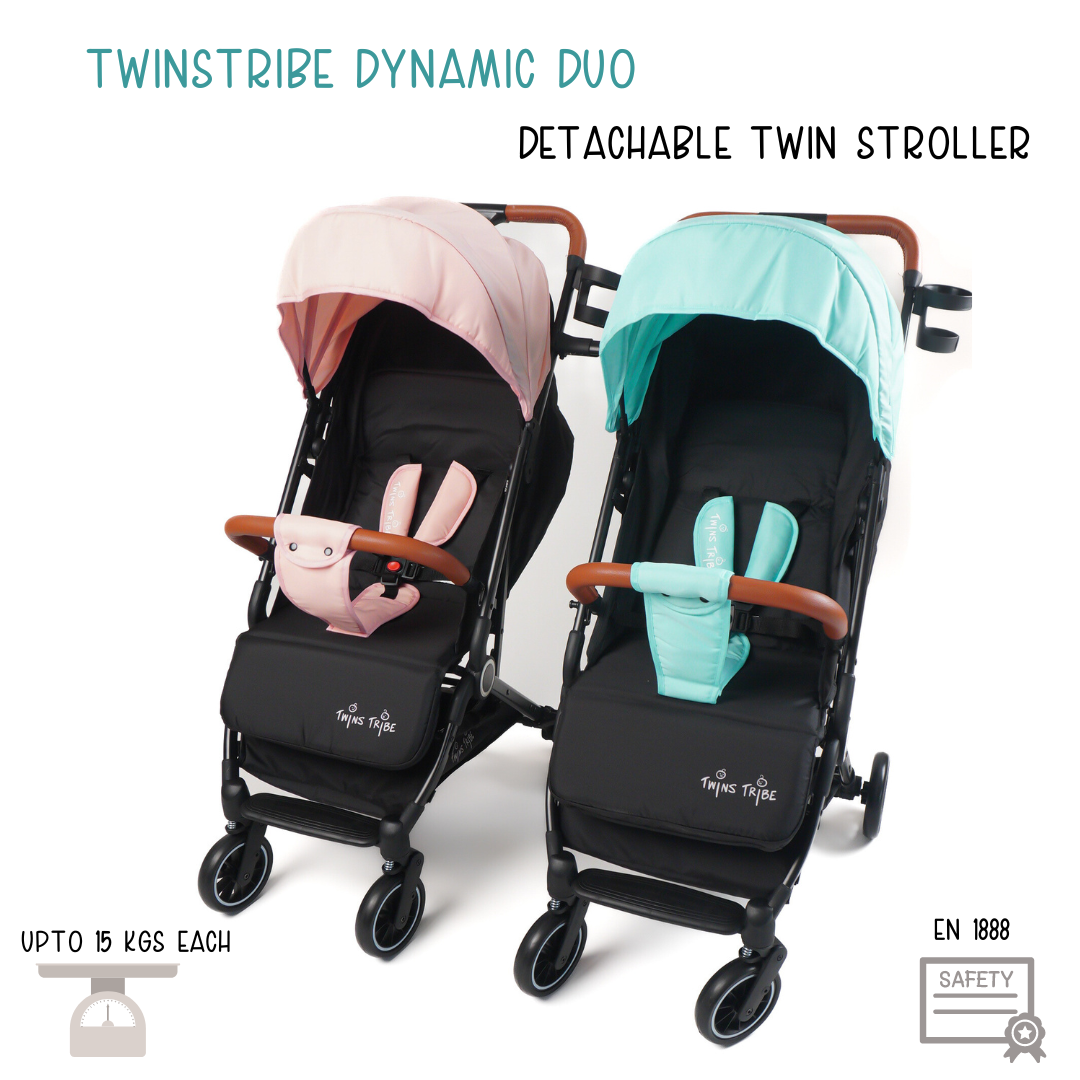 double stroller detachable Dynamic Duo: Detachable Twin Stroller | Pram