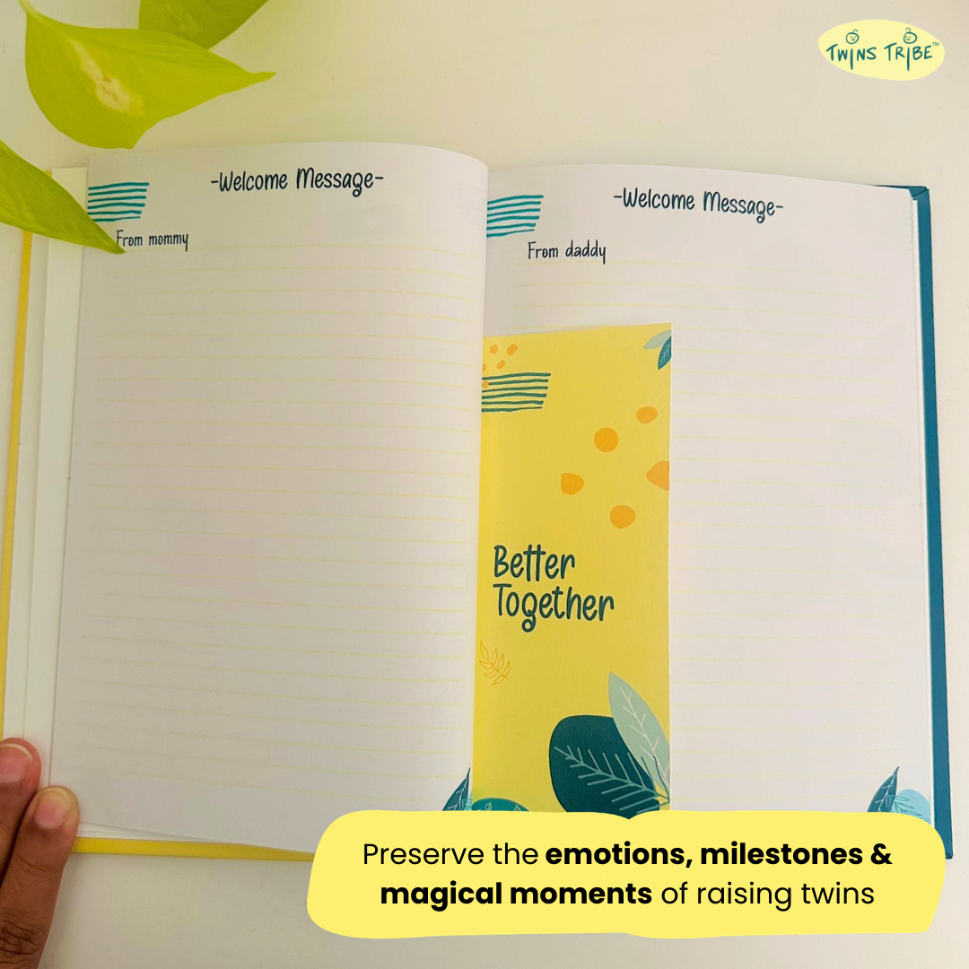 TwinsTribe Memory Book for Twins