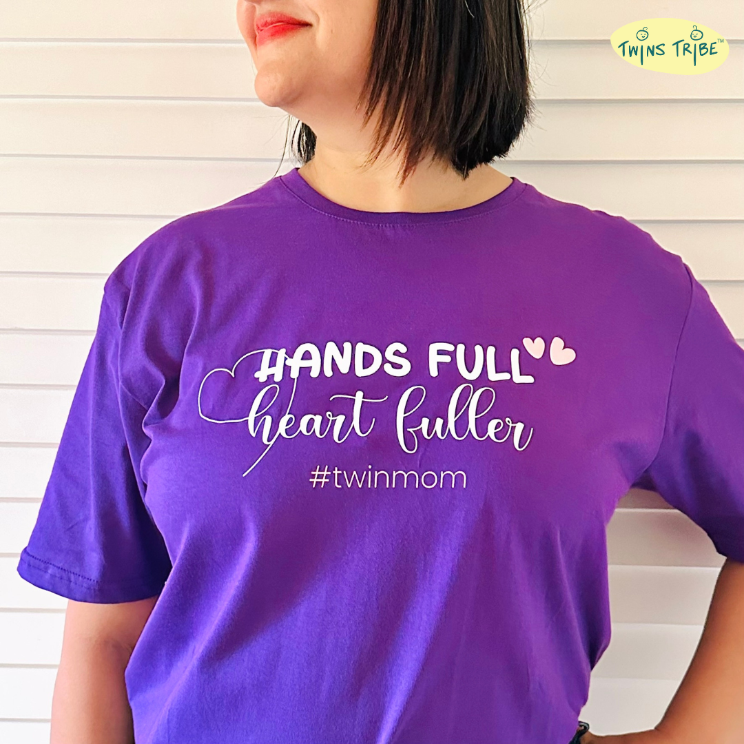 Hands Full, Heart Fuller – Tee for Twin Moms