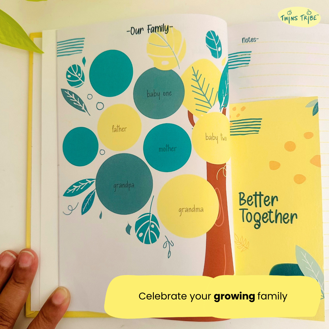 TwinsTribe Memory Book for Twins