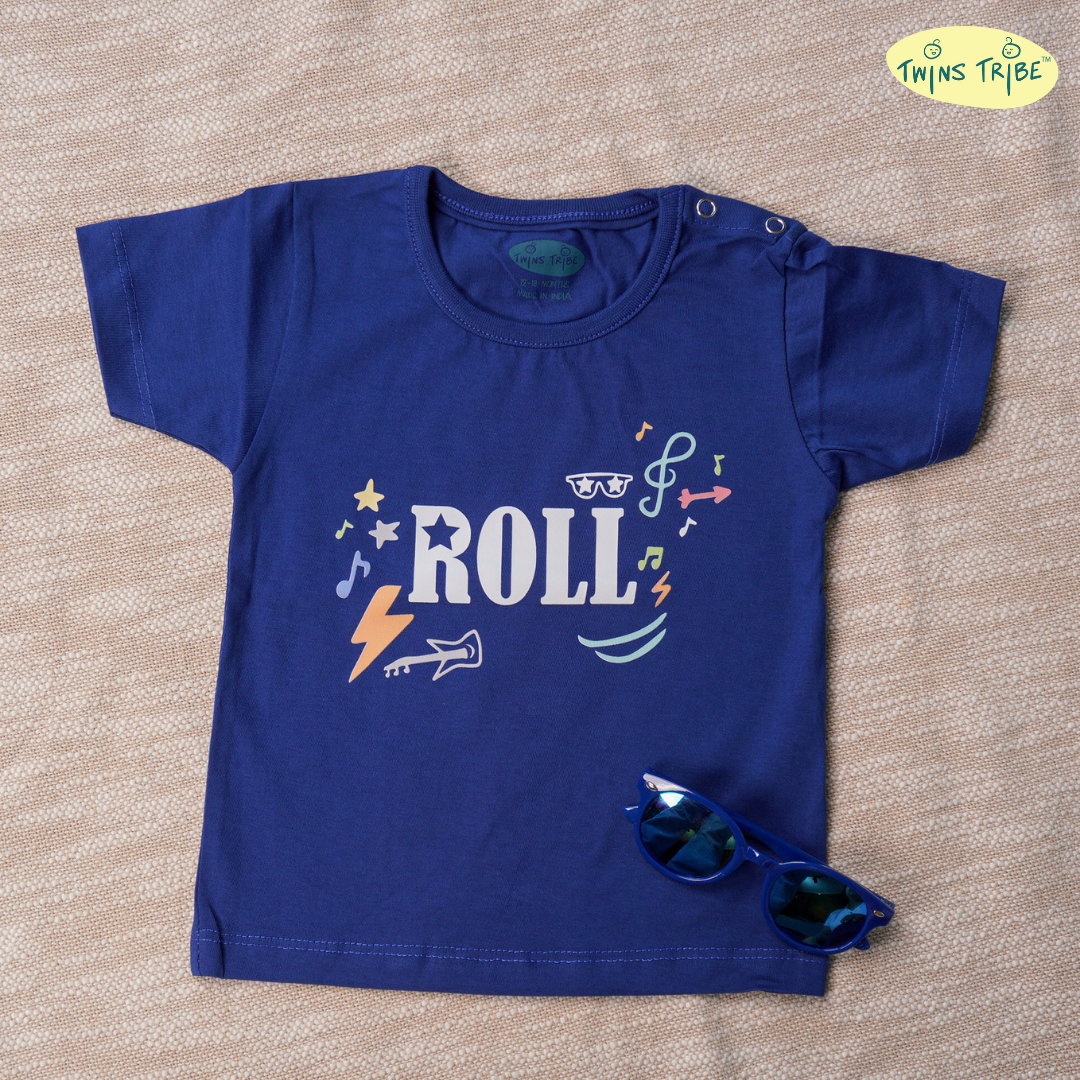 TwinsTribe Twins Tees Set – Rock & Roll