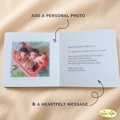 Personalized Storybook for Twins - Side by Side, Stars Aligned