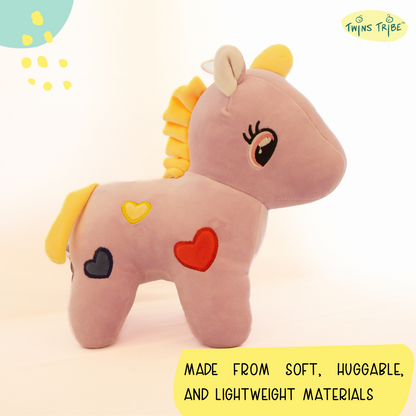 TwinsTribe Enchanted Unicorns - Plush Toys Gift Set for Twins