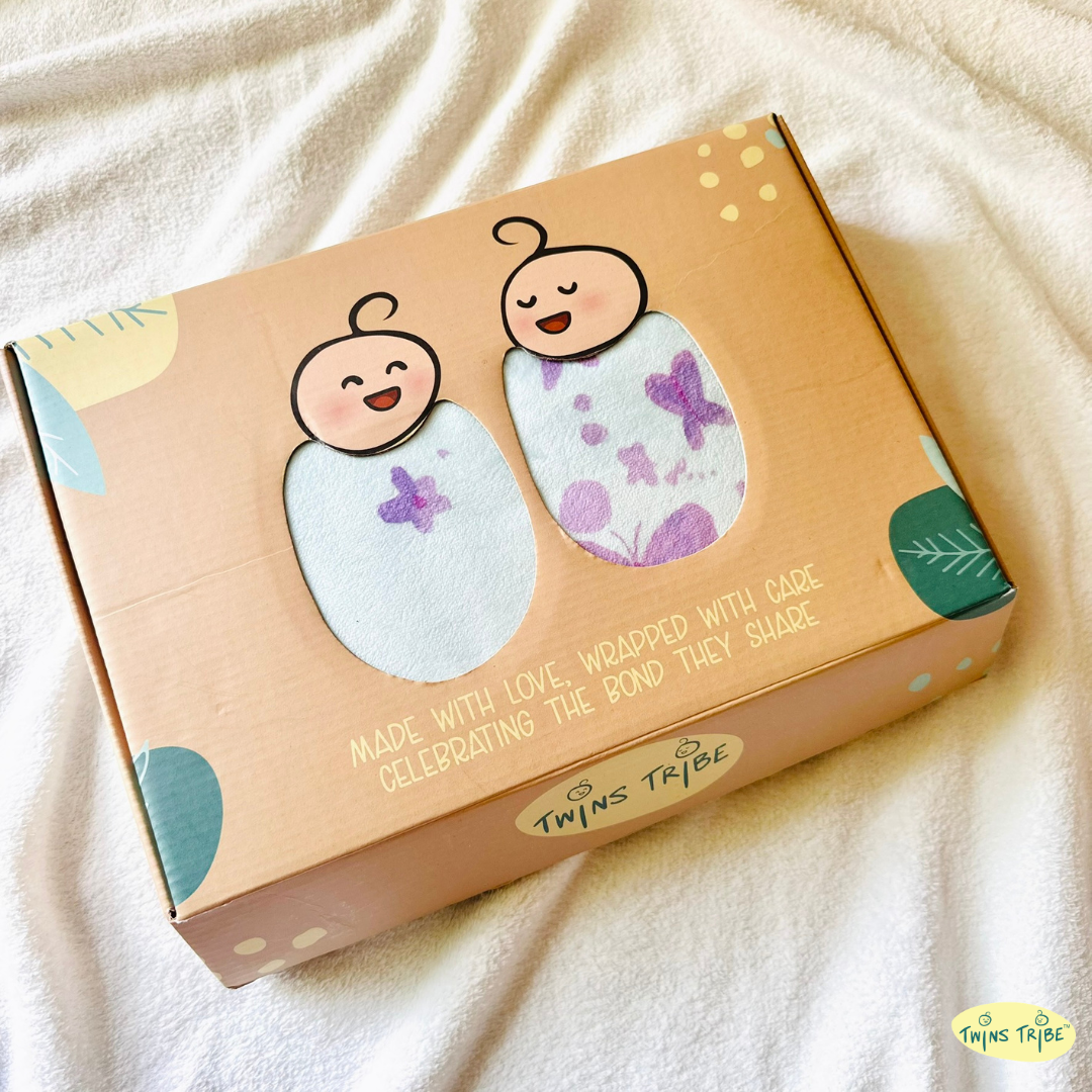 Twins Milestone Blanket - Better Together