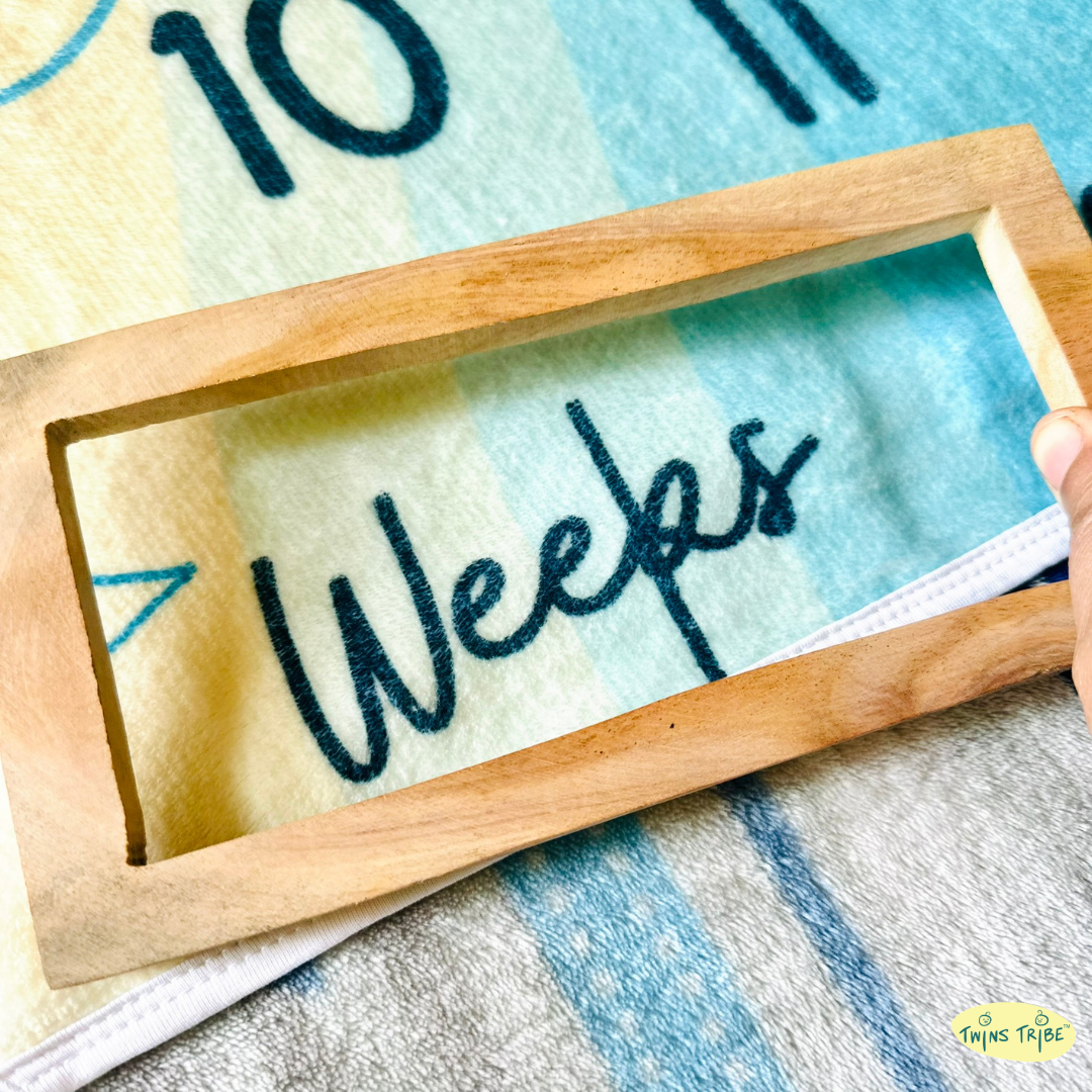 Twins Milestone Blanket - Sun & Moon: Brighter Together