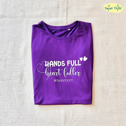 Hands Full, Heart Fuller – Tee for Twin Moms