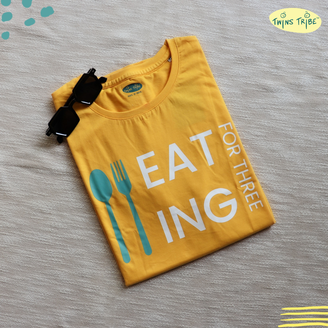 Eating for three  – Tee for twin mom