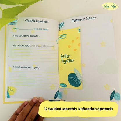 TwinsTribe Memory Book for Twins