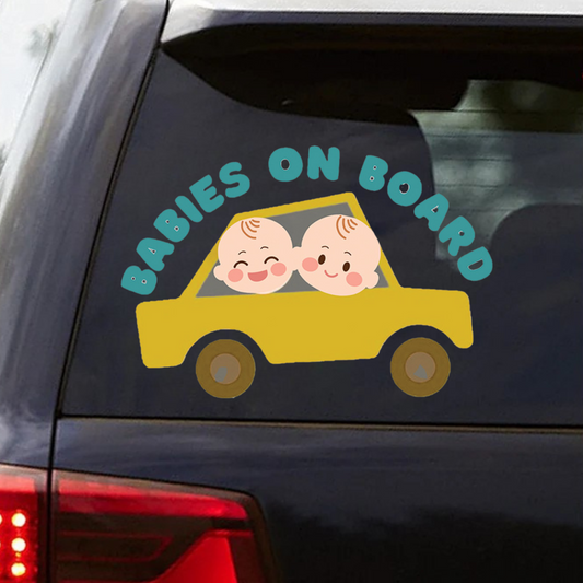 ‘Babies on Board’ Car Sticker – Joyride Edition