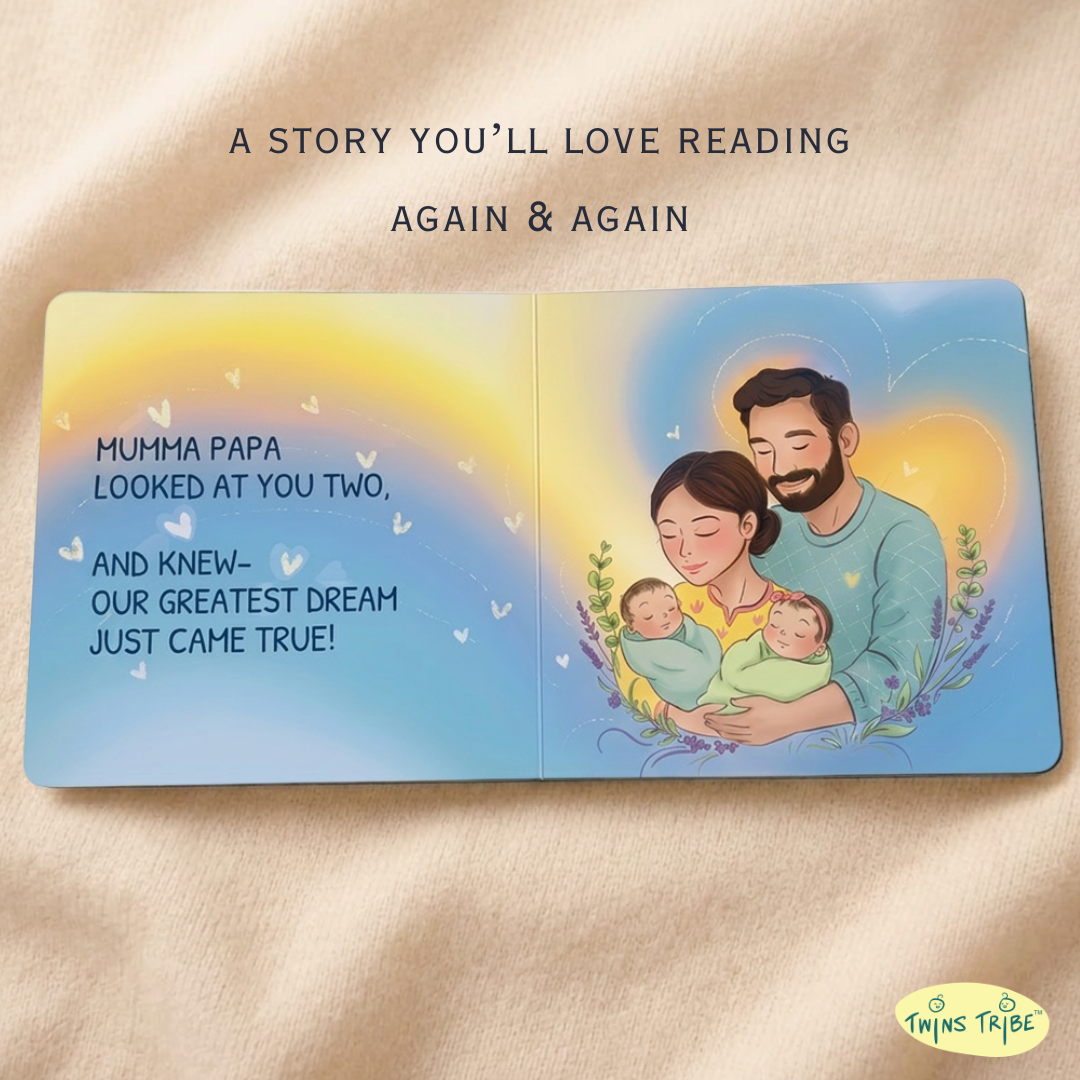 Personalized Storybook for Twins - Side by Side, Stars Aligned