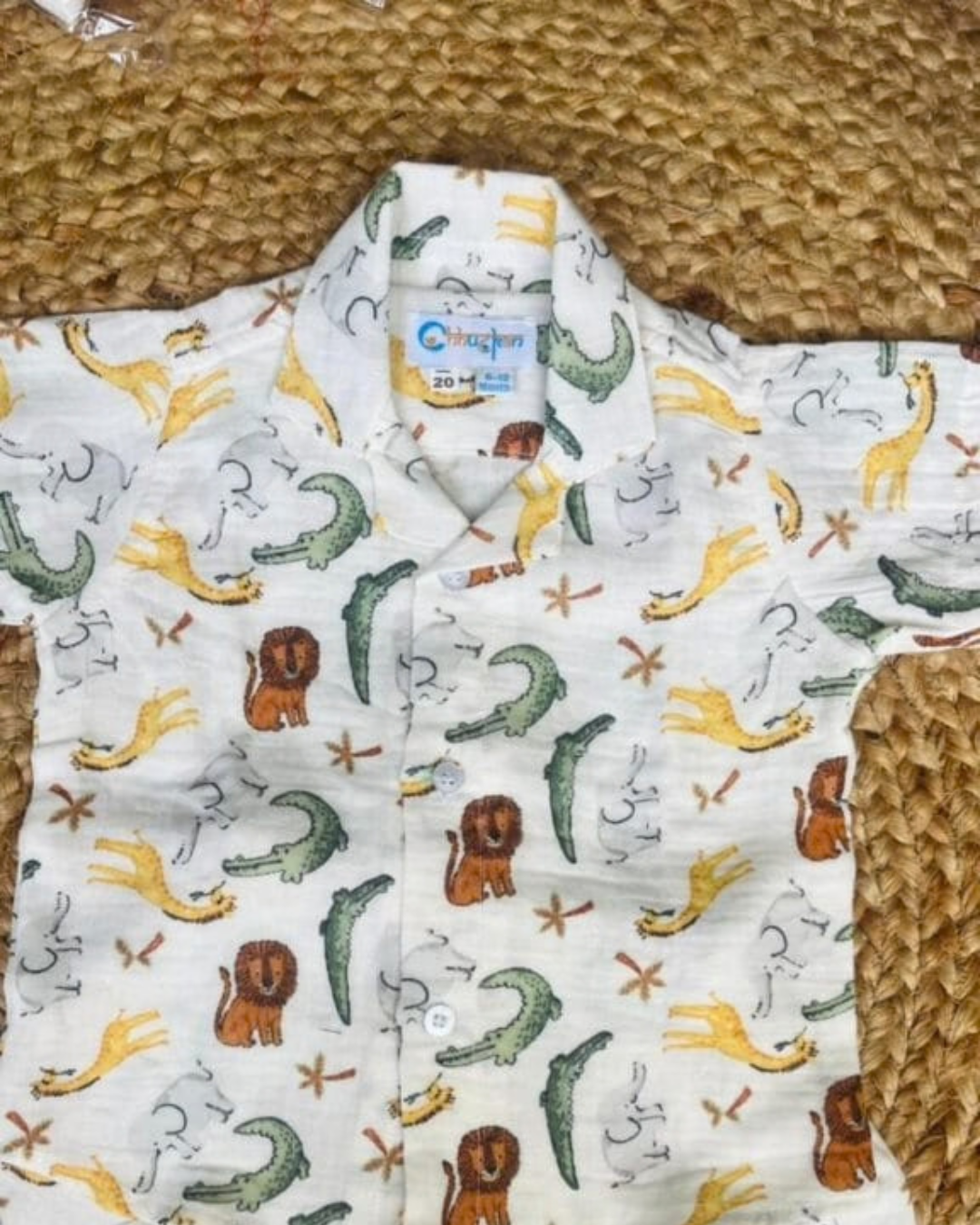 Wild Buddies – Animal-Print Muslin Cotton Co-ord Sets for Twins – TwinsTribe x Chhutkan Celebration Edit (Copy)