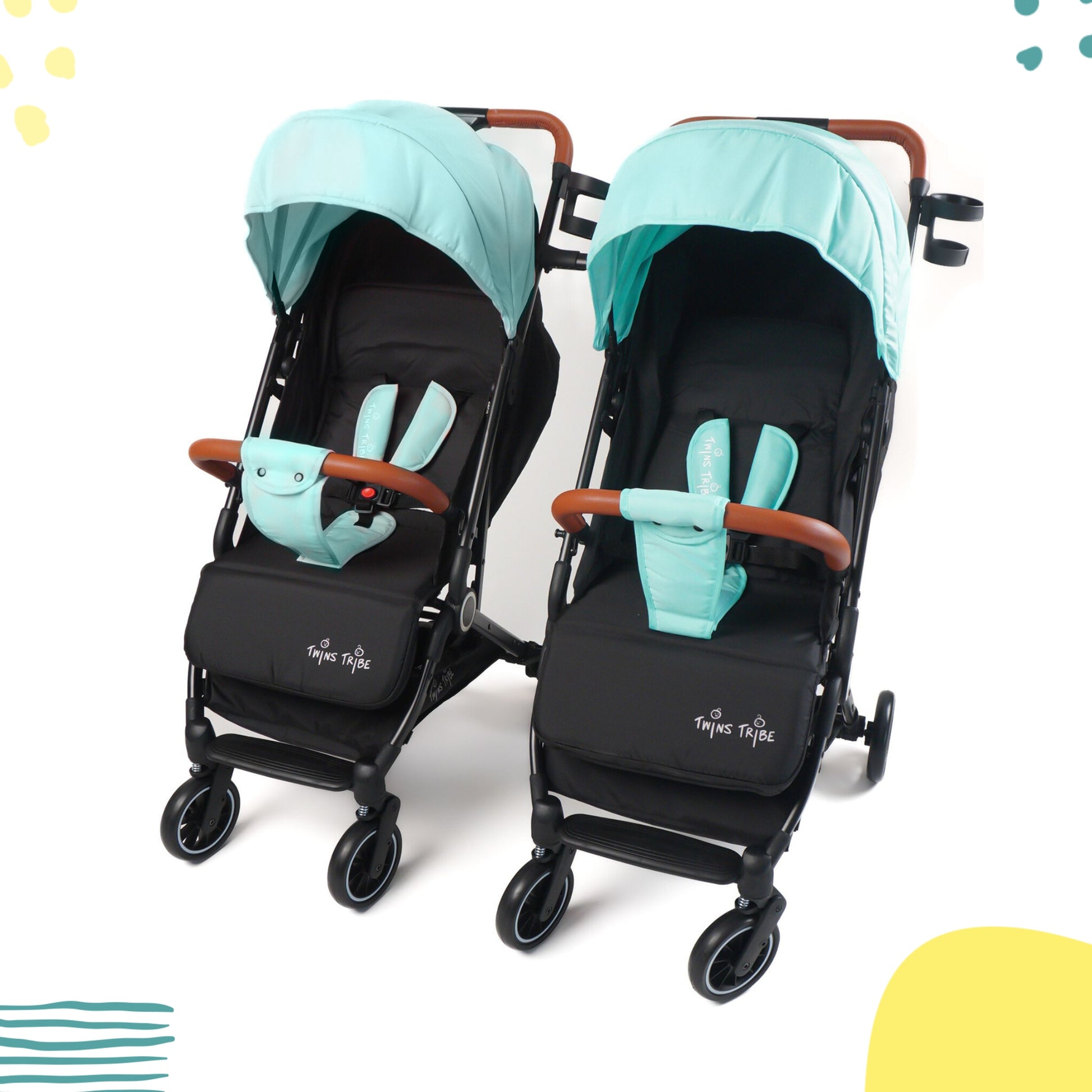 double stroller india Dynamic Duo: Detachable Twin Stroller | Pram