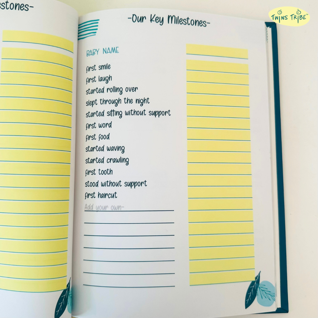 TwinsTribe Memory Book for Twins