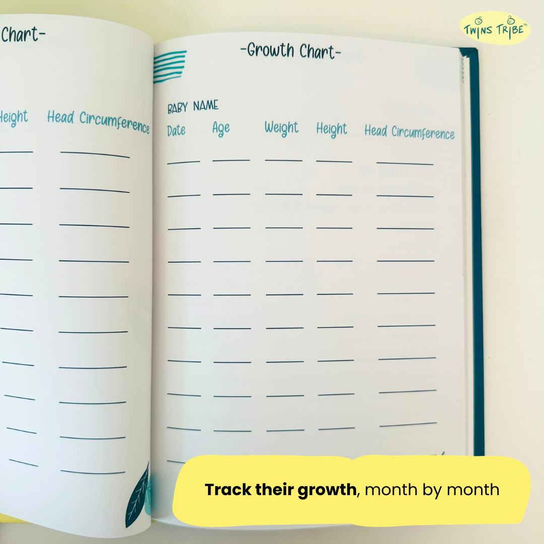 TwinsTribe Memory Book for Twins