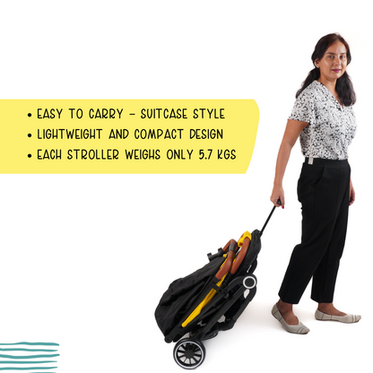 TwinsTribe Dynamic Duo: Detachable Twin Stroller