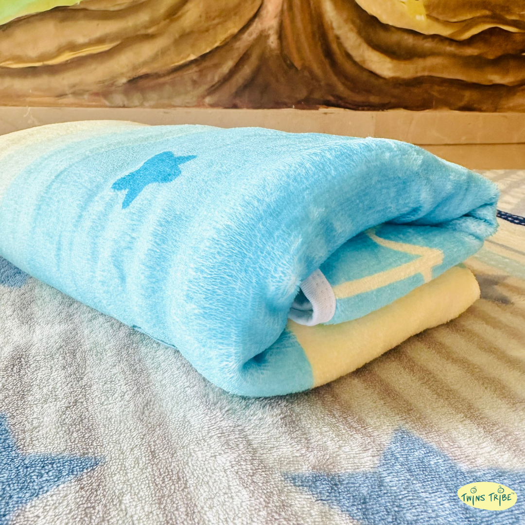 Twins Milestone Blanket - Sun & Moon: Brighter Together