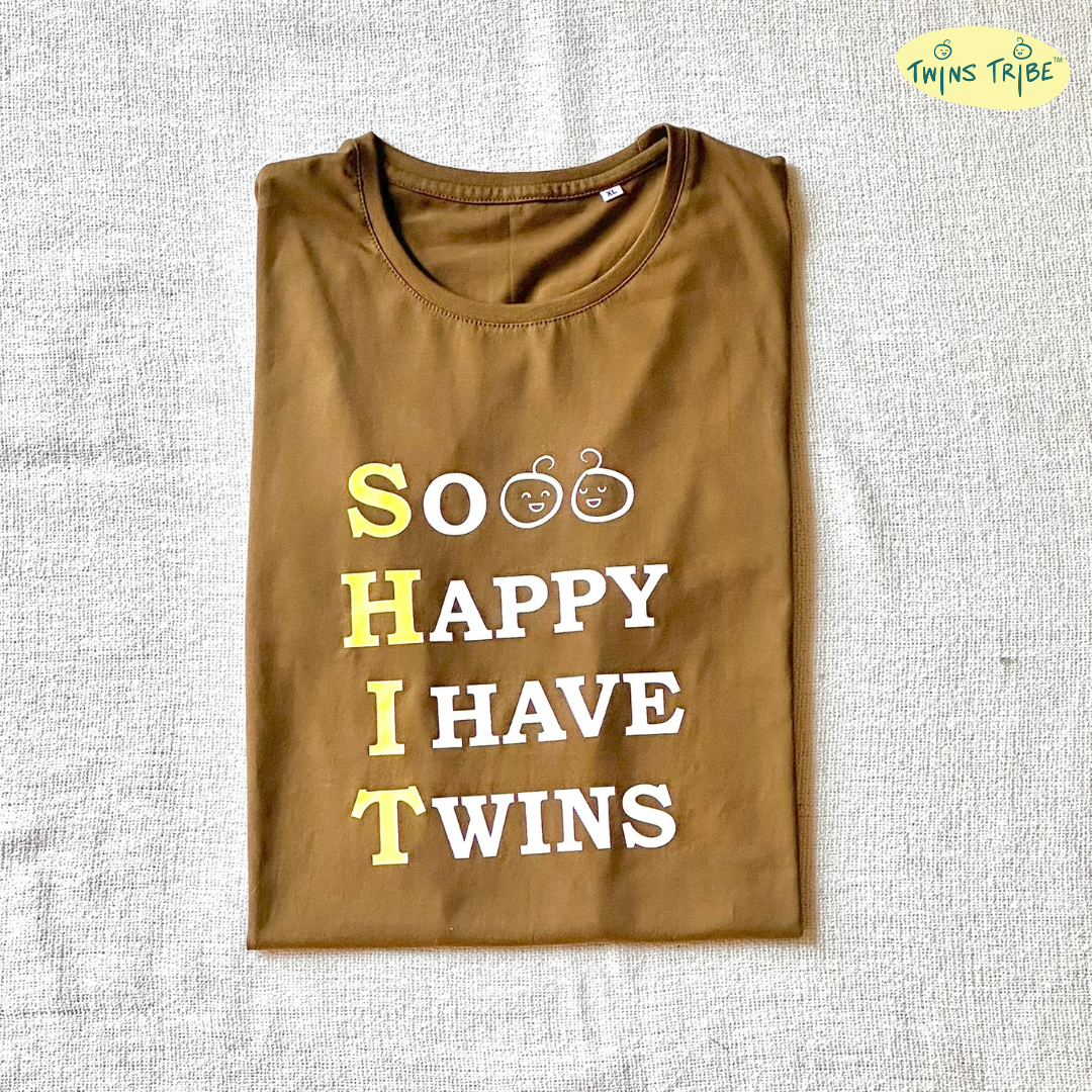 So Happy I’ve Twins – Tee for Twin Parents