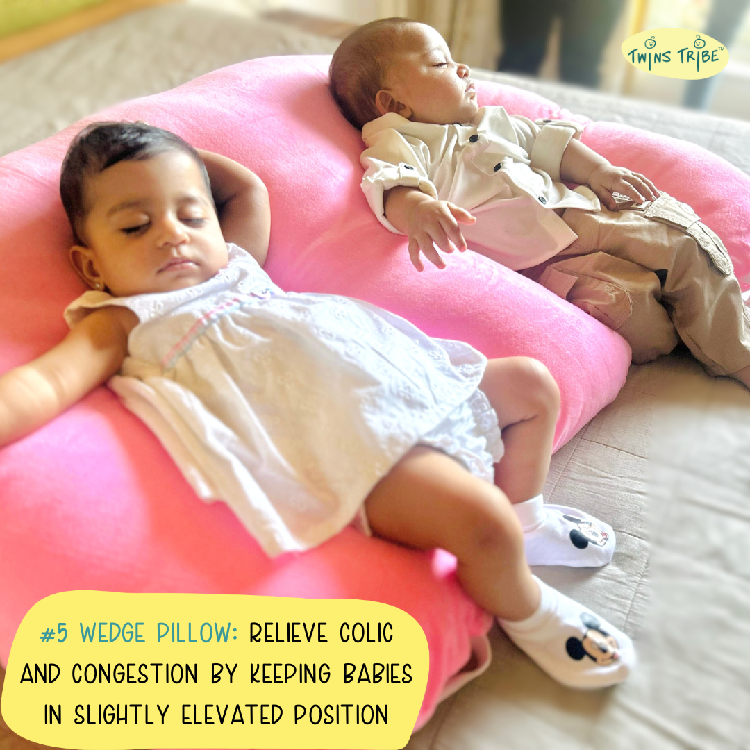 twin feeding pillow reflux positioning
