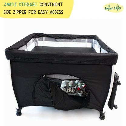 TwinsTribe Nap n’ Play: Twin Bassinet cum Playpen