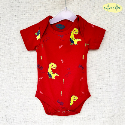 TwinsTribe Twins Onesie Set – The Dino World