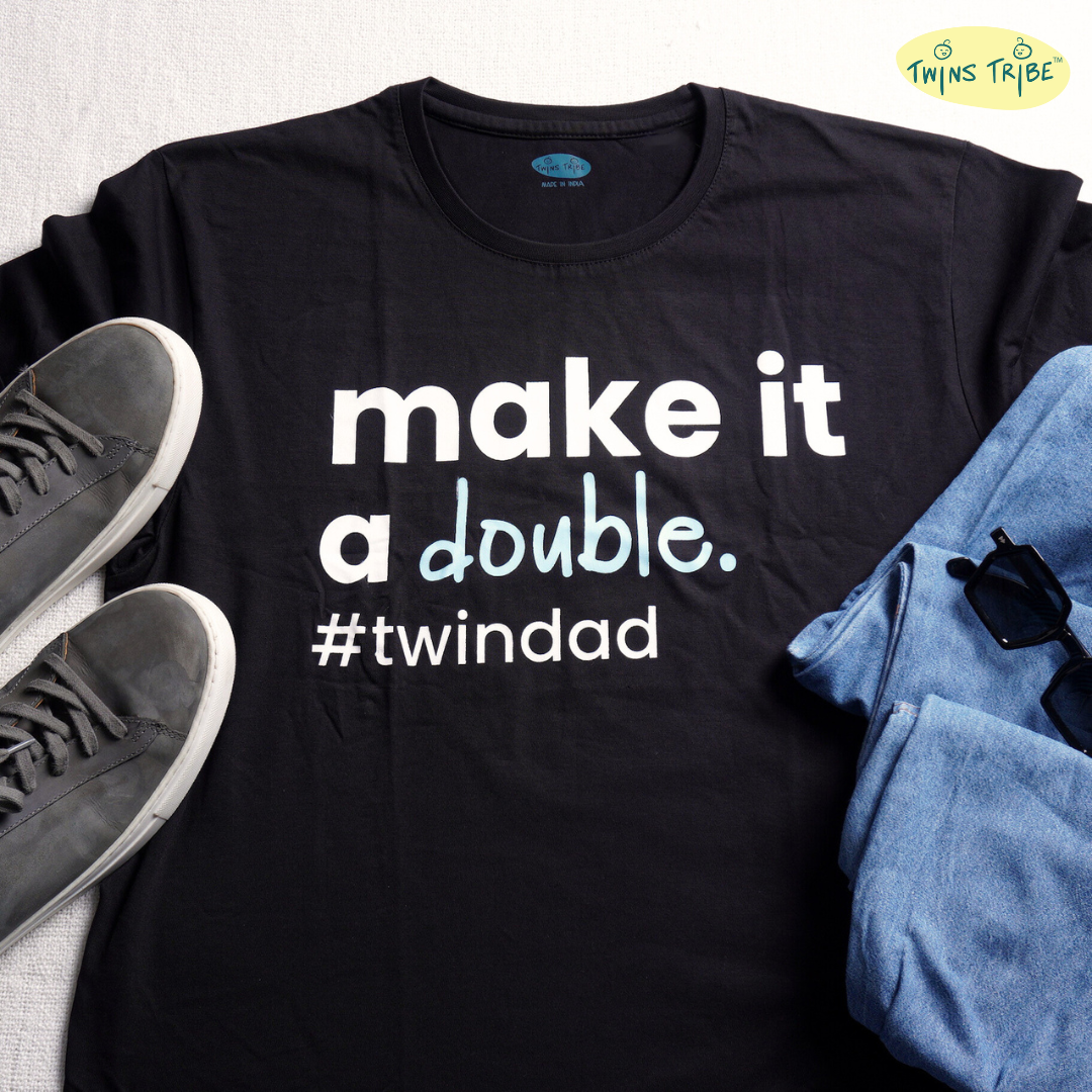 Make it a Double – Tee for Twin Dads