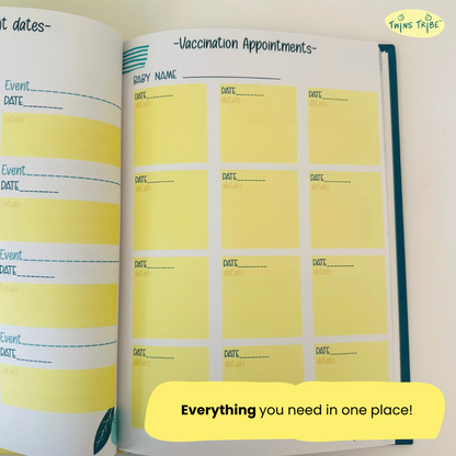 TwinsTribe Memory Book for Twins