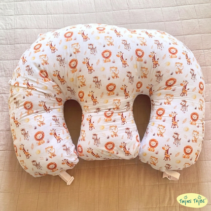 DuoComfort 7-in-1 Nursing & Support Pillow for Twins