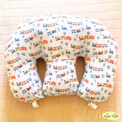 DuoComfort 7-in-1 Nursing & Support Pillow for Twins
