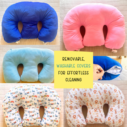 DuoComfort 7-in-1 Nursing & Support Pillow for Twins