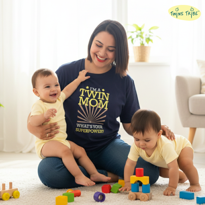 Whats your SuperPower – Tee for Twin Moms
